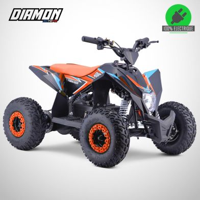 Quad électrique enfant KWIXI 1000W - DIAMON MOTORS - Édition 2025 - Orange