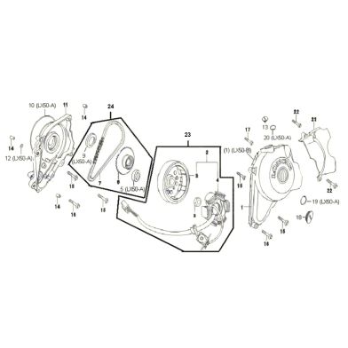 N°23 - Rotor + Stator - 50cc