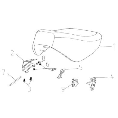 N°1 - Selle - Noir