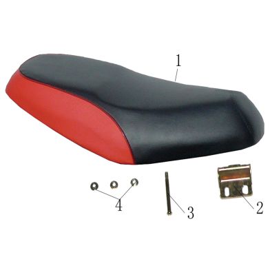 N°1 - Selle - Noir