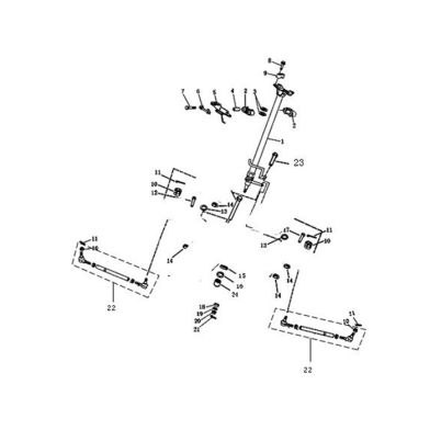 N°24 - Support de colonne de direction