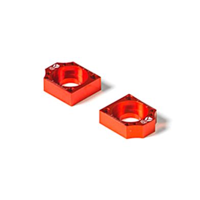 Tendeurs de chaîne alu CNC YCF - 15mm - Orange