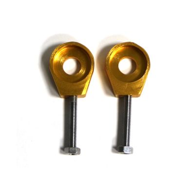 Tendeurs de chaîne alu rond - 15/6mm - Or