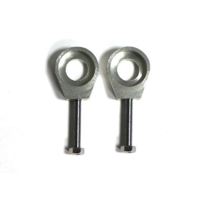 Tendeurs de chaîne alu rond - 15/6mm - Silver