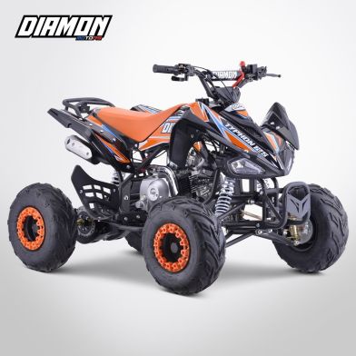 Quad enfant TYPHON 125 - Roues 7“ - DIAMON MOTORS - Édition 2025 - Orange