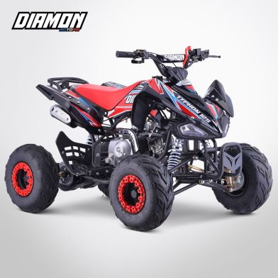 Quad enfant TYPHON 125 - Roues 7“ - DIAMON MOTORS - Édition 2025 - Rouge