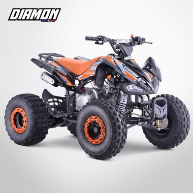 Quad enfant TYPHON 125 - Roues 8" - DIAMON MOTORS - Édition 2025 - Orange