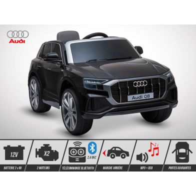 Voiture électrique enfant KINGTOYS - Audi Q8 50W - Noir