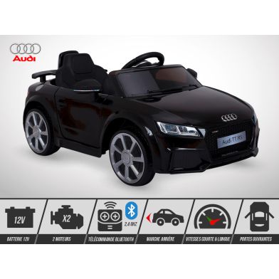 Voiture électrique enfant KINGTOYS - Audi TT RS 50W - Noir