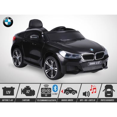 Voiture électrique enfant KINGTOYS - BMW 640i GT 50W - Noir