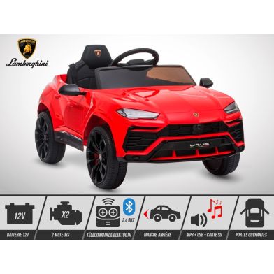 Voiture électrique enfant KINGTOYS - Lamborghini Urus 70W - Rouge