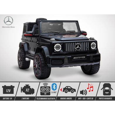 Voiture électrique enfant KINGTOYS - Mercedes G 63 AMG 50W - Noir
