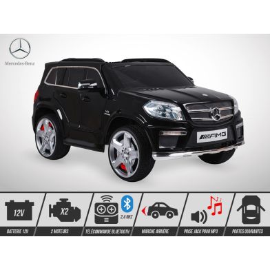 Voiture électrique enfant KINGTOYS - Mercedes GL 63 AMG 70W - Noir